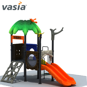 Popular Used Commercial Children Preschool Outdoor Play Double Slide 