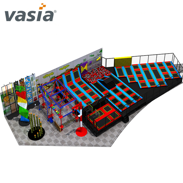 Commercial Indoor Large Cheap Indoor Trampoline Park with Foam Pit for Sale