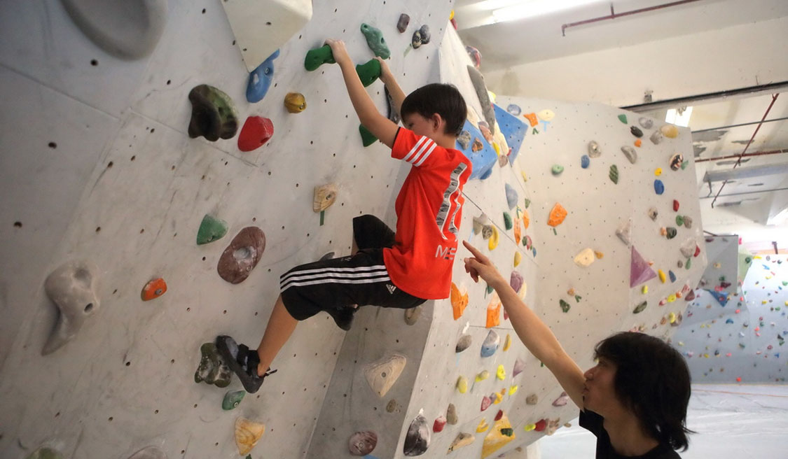 Why kids have to do the climbing activities in the kindergarten?